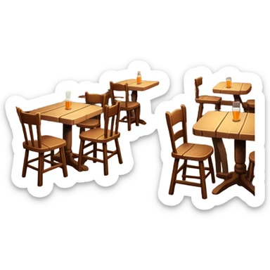 Cozy Fantasy tavern sticker