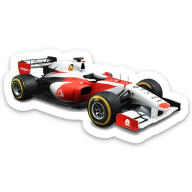 Formula 1 car sticker