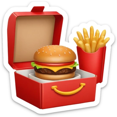 Happy meal sticker