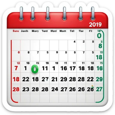 CALENDARIO DE DICIEMBRE sticker