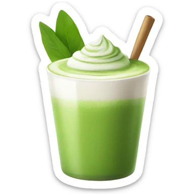 matcha latte sticker