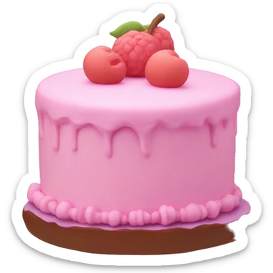 Aesthetic cake  sticker
