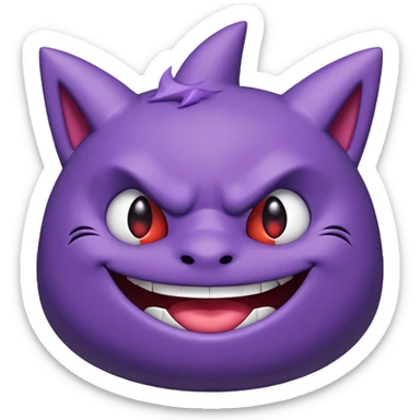 I want a cute Gengar sticker
