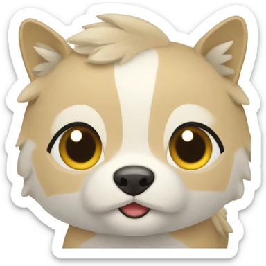 Palomita azul de verificación  sticker