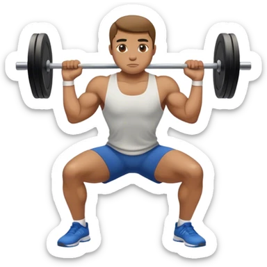 squats exercise sticker