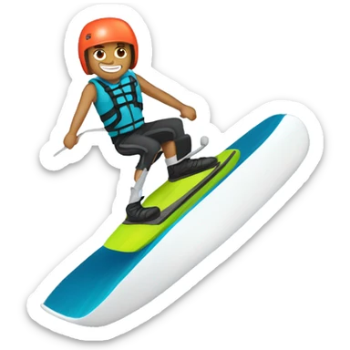 wakeboard parcour sticker