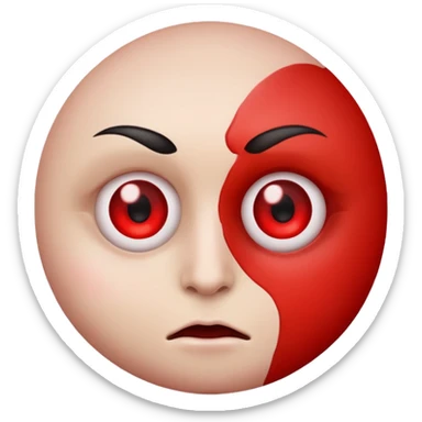 the look emoji if they were high sticker