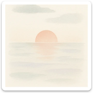 sunrise sticker