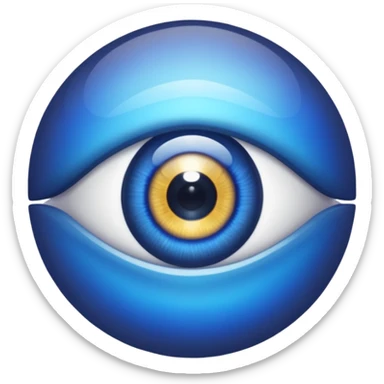 Eyes are like ocean sticker