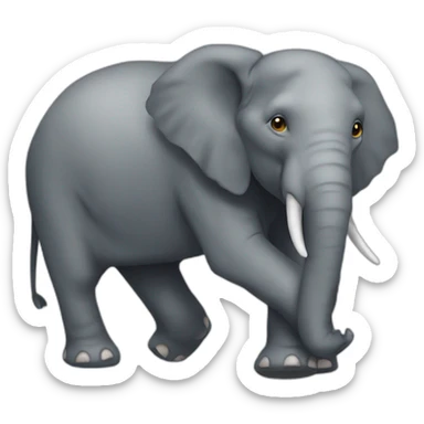 Éléphant delirium sticker