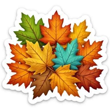Autumn sticker