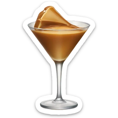 salted caramel martini sticker