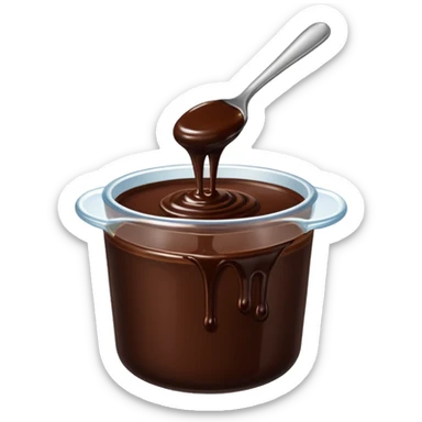 salsa de chocolate sticker