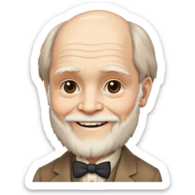 Charles Darwin emoji sticker