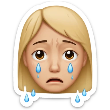 Make the 😭  sticker