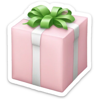 light pink package sticker