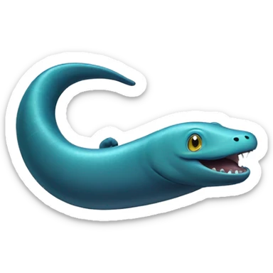 Electric eel dancing  sticker