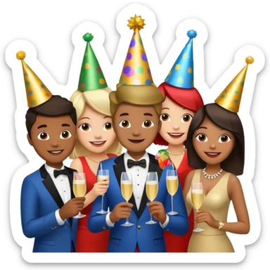 party celebration sticker