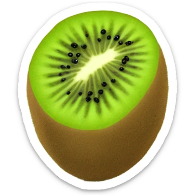 3d kiwi fruit sticker