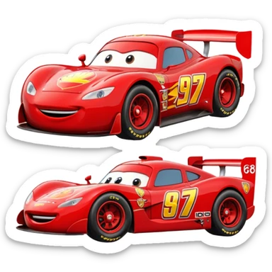 Flash McQueen sticker