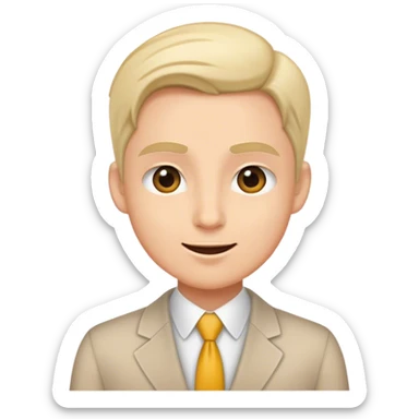 Sales person talking non st sticker