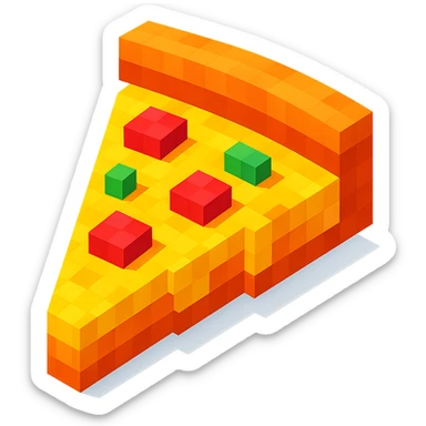 Pizza sticker