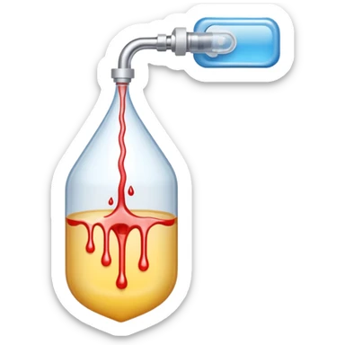 IV drip sticker