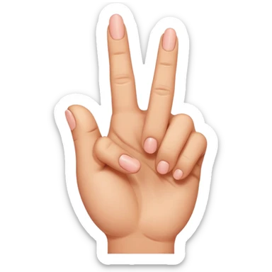 Middle finger sticker