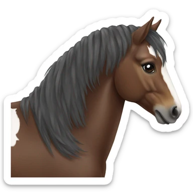 mustang horse sticker