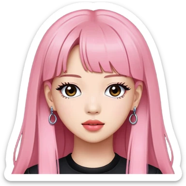 Lisa-blackpink-singer sticker