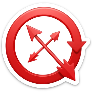 Prompt 15: "Is your backup plan."
Graphic: 🔄 Refresh/loop arrows icon (white with red highlights).
Animation: Arrows rotate smoothly.
Background: Transparent. sticker