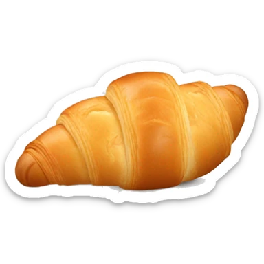 croissant eating croissant sticker