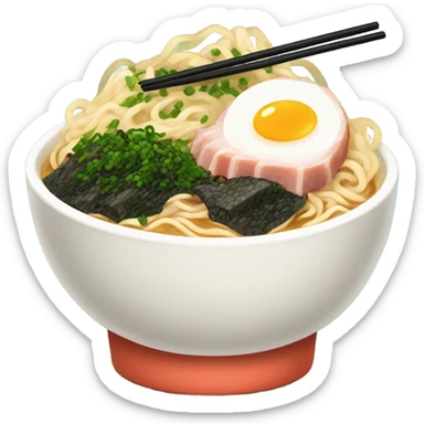 Bowl of ramen sticker