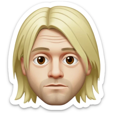 Kurt cobain sticker