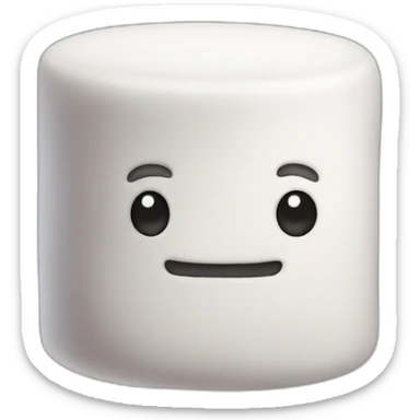 Marshmellow  sticker