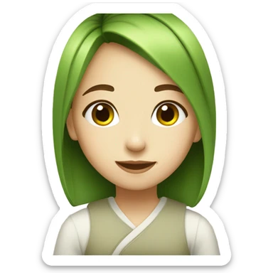 GIRL matcha sticker