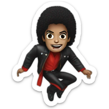 Michael Jackson thriller sticker