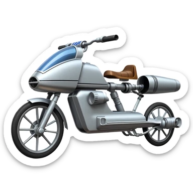 starwars speeder bike no person sticker