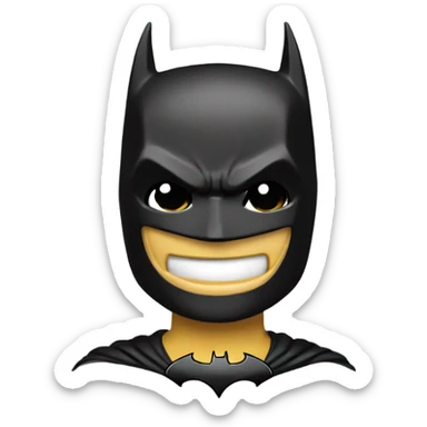 batman smiling  sticker