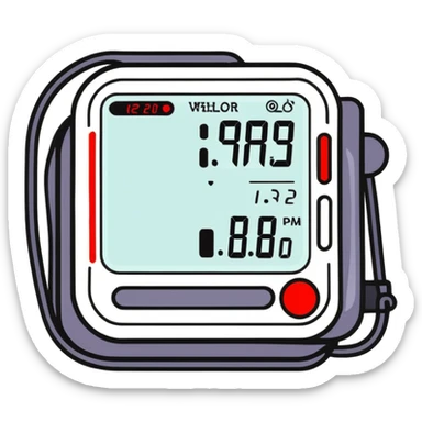 Blood pressure monitor  sticker