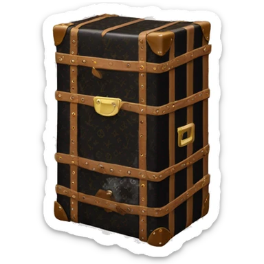 Black Luis Vuitton Trunk sticker