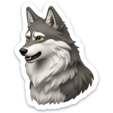 Lobo san francisco sticker