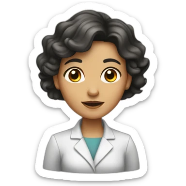 Princess of the laboratory sticker