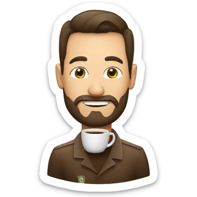 coffee kazakhstan sticker