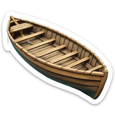 underwater row boat sticker