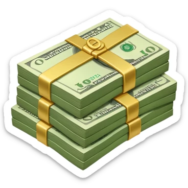 retorno de dinero sticker