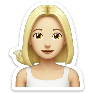 lilies in the field sticker