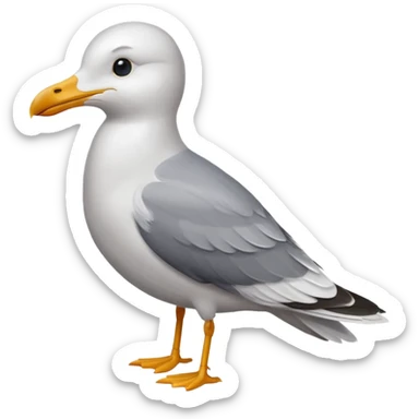 Seagull
Apple emoji style. sticker