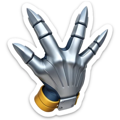 wolverine claw hands sticker