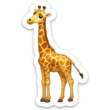 Giraffe sticker